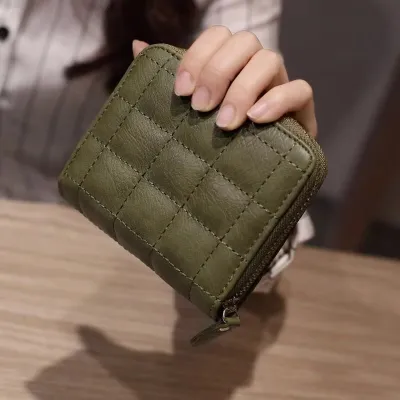 Women PU Leather Small Wallet Card Holder 
